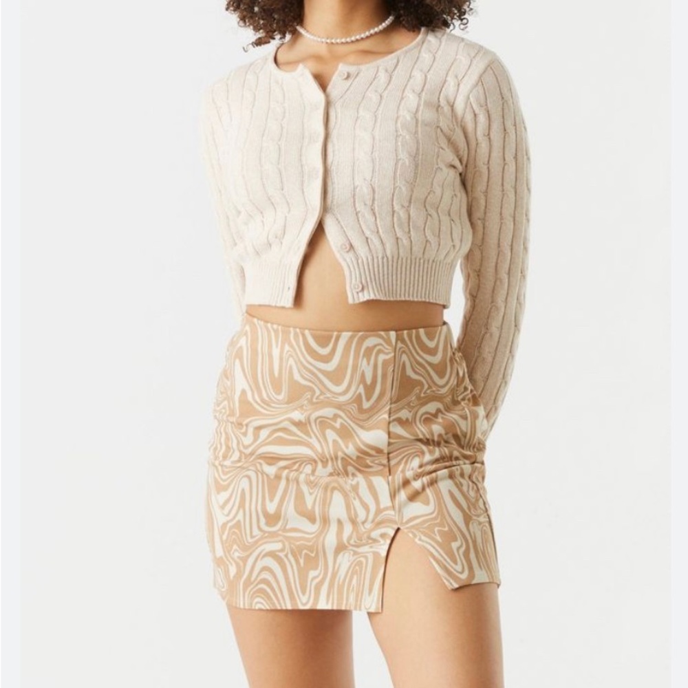 Mini Skirt with Slit